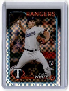 2024 Topps Chrome #211 Owen White X-Fractor RC - Picture 1 of 2