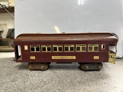 1924-39 VINTAGE LIONEL STANDARD GAUGE #312 OBSERVATION CAR - Image 1 of 3