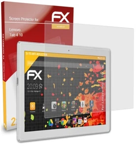 atFoliX 2x Lámina Protectora de Pantalla para Lenovo Tab 4 10 mate y antigolpes - Imagen 1 de 9