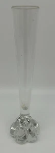 Vaso per cime in vetro trasparente 8,375" ~ base per lampadina - Foto 1 di 6
