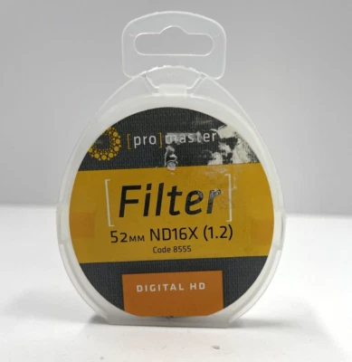 Promaster Digital HD Filter 52mm ND16x (1.2) Code 8555 - Image 1 of 4