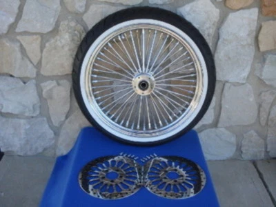 RUEDA DE RADIOS MAMMOTH FAT 21X3,5 120/70-21 SHINKO WW (ABS) HARLEY TOURING 2008-UP Foto 1 de 4