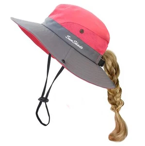 Toddler Child Kids Girls Summer Sun Hat UV Protection Wide Brim Beach Hat Flo... - Picture 1 of 7