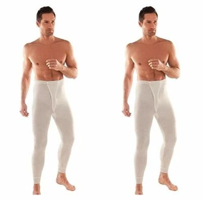 2 PEZZI MUTANDA LIABEL ART. 5167/134 UOMO GAMBA LUNGA  PURA LANA VERGINE - Immagine 1 di 3