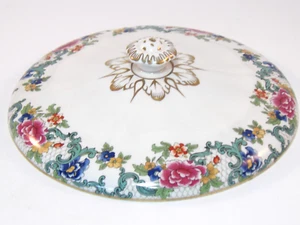 Royal Doulton oder Stände Floradora Goldrand Terrine Deckel nur 1990 TOP - Bild 1 von 4