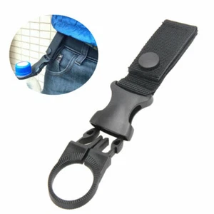 Water Bottle Holder Clip Outdoor Camping Hiking Tactical Hanging Belt Buckle US - Picture 1 of 3