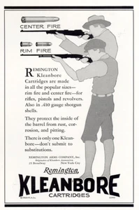 1929 Remington Kleanbore Cartridges: Center Fire Vintage Print Ad - Picture 1 of 1