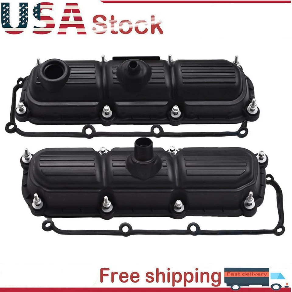 2PCS Valve Cover Set w/Gasket For 2004-2010 Chrysler Town & Country 3.3L 3.8L - Изображение 1 из 4