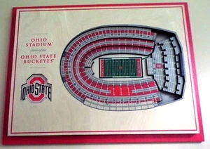 OHIO STATE BUCKEYES STADIUM WALL ART - Picture 1 of 1