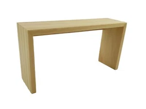 Dolls House Modern Light Oak Console Table 1:12 Hall Living Room Furniture - Picture 1 of 8