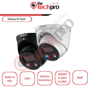 Dahua 6MP Entry Smart Dual Light Fixed-focal Eyeball Network Camera, 2.8mm Lens - Picture 1 of 3