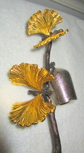 Michael Aram Butterfly Ginkgo Candle Snuffer~New~12" tall - Picture 1 of 7