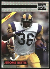 1994 Card Show Digest Pocket Pages Sample #62 Jerome Bettis Rams C12764  - NM-MT