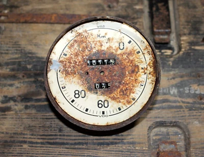 GENUINO ORIGINAL MERCEDES-BENZ OPEL NSU VELOCÍMETRO 120 KM/H VDO SEGUNDA GUERRA MUNDIAL ALEMANIA Foto 1 de 4