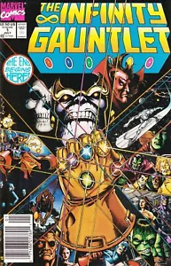 The Infinity Gauntlet #1 Newsstand Cover Marvel Comics - Picture 1 of 1