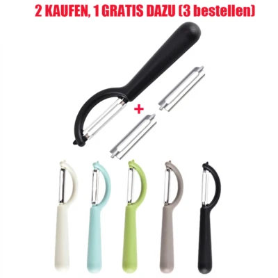 P Schäler Tupper Set Mit 2 Ersatzklingen Sparschäler Für Gemüse Universell Karto - Bild 1 von 4