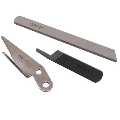 UPPER / LOWER KNIFE & THREAD CHAIN CUTTER FOR YAMATO OVERLOCK DCZ-361 DCZ-503 - Image 1 of 3