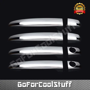 For Toyota Sienna Mini Van 2005-2010 Chrome 4 Doors Handles Covers W/ Pssngr Kh - Picture 1 of 1