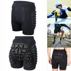 Unisex Hip Impact Pad Protection Padded Sports Shorts Ski Skating Butt Protector - Picture 1 of 19
