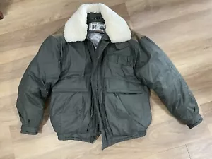 MIGHTY MAC NORSAC GOOSE DOWN COAT JACKETGREEN SIZE MEDIUM MINT CONDITION - Picture 1 of 7