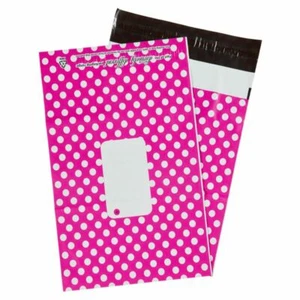 Hot Pink Polka Dots Mailing Bags 13" x 17″ – 330mm x 440mm - Picture 1 of 1