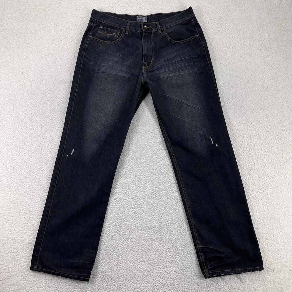 Pantalones de mezclilla Lifted Research Group para hombre 38 grises LRG adultos hombres Foto 1 de 4