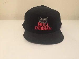 Bull Durham Black Corduroy Hat & Red Canvas Hat - Picture 1 of 8