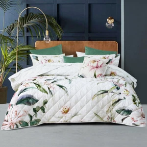 Indi White Polyester Coverlet Set or Accessories by Bianca - Picture 1 of 8