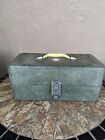 Vintage Mid Century Simonsen Tool or Fishing Tackle Box Green