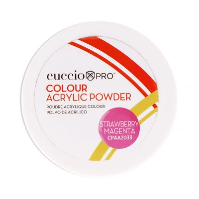 Colour Acrylic Powder - Strawberry Magenta by Cuccio Pro for Women - 1.6 oz - Image 1 of 2