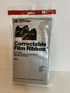 NEW Smith Corona Typewriter Black Correctable Film Ribbon - Dual Pack - H63446 - Picture 1 of 3