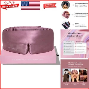 The Ultimate Silk Sleep Mask - Adjustable & Hypoallergenic for All Head Sizes - Picture 1 of 9