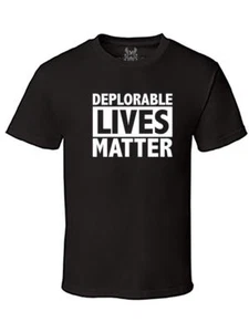 NEU HERREN BEDRUCKTES GRAFIKDESIGN DEPLORABLE LIVES MATTER FRIEDEN PROTEST T-SHIRT - Bild 1 von 16