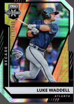 2021 Elite Extra Edition Decade Die Cut #157 Luke Waddell /999 BB - Image 1 of 2
