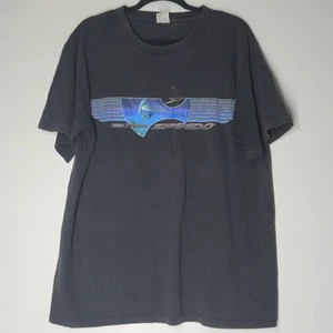 VINTAGE Speedo T Shirt Herren Large Grafik Schwimmen Surfen Strand 90er Boot Sommer - Bild 1 von 6
