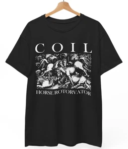 Coil Horse Rotorvator T-Shirt, Music Band Rock Punk Metal, Unisex tee - Picture 1 of 4