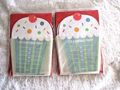 Hallmark Birthday Card Invitations, Envelopes 20 In All, New - Изображение 1 из 4
