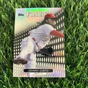 2013 Finest Refractors #18 Johnny Cueto Cincinnati Reds A87 - Picture 1 of 2