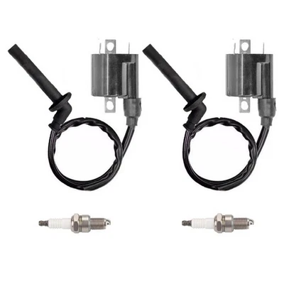 2X BOBINA DE ENCENDIDO + Bujía PARA Kawasaki Ninja 250R EX250J9F EX250J9FA 2009 Foto 1 de 2