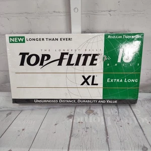 Top Flite XL Regular Trajectory Golf Balls - Box of 18 Spaulding Brand New - Picture 1 of 3