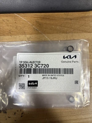 4 sellos inyectores de combustible originales Kia 35312-3C720 cantidad 4 Foto 1 de 2