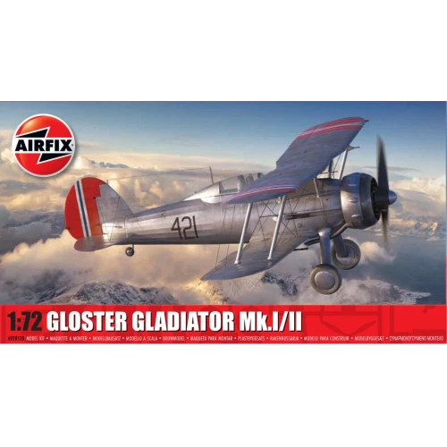 AIRFIX A02052B MODELLO GLOSTER GLADIATOR MK.I/MK.II 1/72