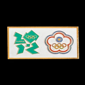 ICONIC LONDON 2012 SUMMER OLYMPICS - CHINESE TAIPEI NOC pin - Picture 1 of 2