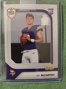 2024 PANINI INSTANT FIRST LOOK JJ MCCARTHY VIKING ROOKIE CARD RC LIMITED #/3455 - Picture 1 of 2