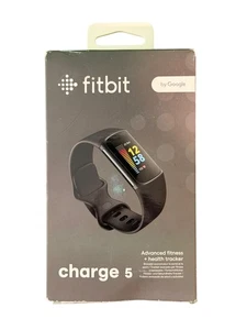 Rastreador avanzado de fitness y salud Fitbit Charge 5 con bandas S y L negro/grafito - Imagen 1 de 7