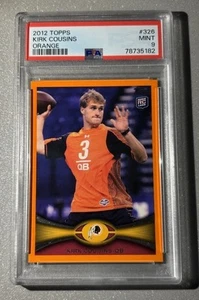 2012 Kirk Cousins ORANGE /86 Rare Parallel Topps #326 RC Rookie PSA 9 💎 Pop 2 - Bild 1 von 2