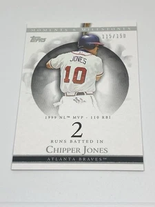 2007 Topps Moments & Milestones #22-2Chipper Jones #/150 - Picture 1 of 2