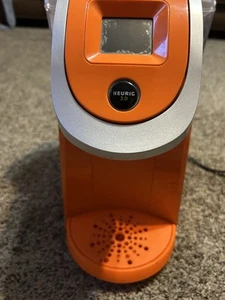 Orange KEURIG coffee maker digital display RARE tested working - Picture 1 of 8