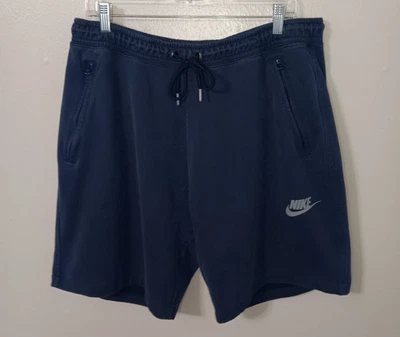 Pantalones Cortos Nike Sportswear Para Hombre 2XL Polar Azul Marino Hvwt 33"x9.5" Foto 1 de 4
