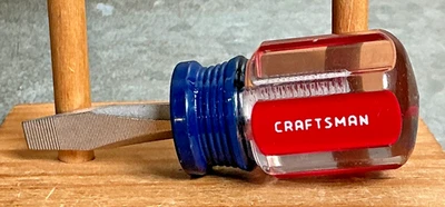 Craftsman 4151HWF Stubby Screwdriver 1/4” Slotted USA Made Western Forge Vintage - Image 1 of 4